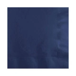 Navy Beverage Napkins