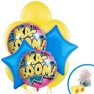Superhero Girl Balloon Bouquet
