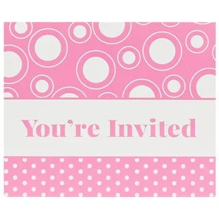 Pink Invitations (8)