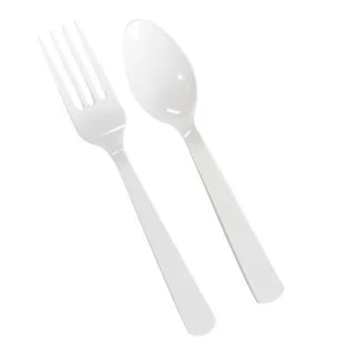 Forks Spoons (8) - White