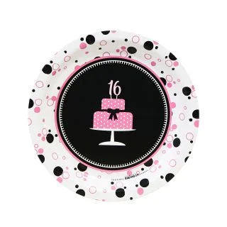 Sweet 16 Dessert Plates (8)