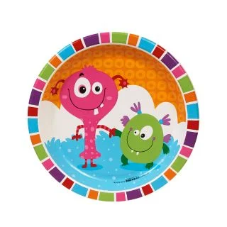 Monsters Dessert Plates (8)