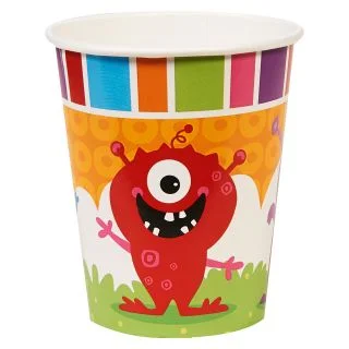 Monsters 9oz Paper Cups (8)