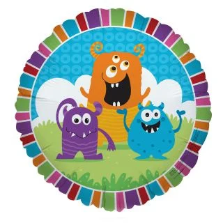 Monsters Theme Foil Balloon