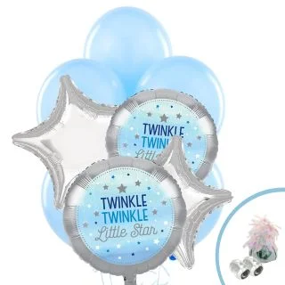 Twinkle Twinkle Little Star Blue Balloon Bouquet