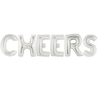Jumbo Silver Foil-CHEERS