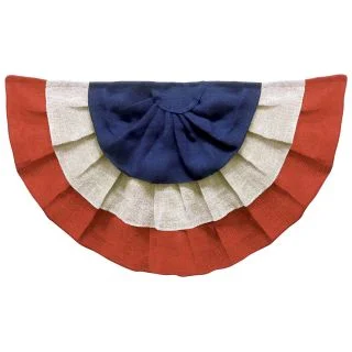 Americana Burlap Bunting 36