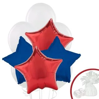 Red White & Blue Balloon Bouquet
