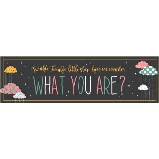 Twinkle Twinkle How We Wonder What You Are Banner