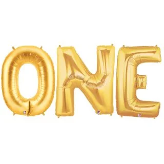 Jumbo Gold Foil Balloons-ONE