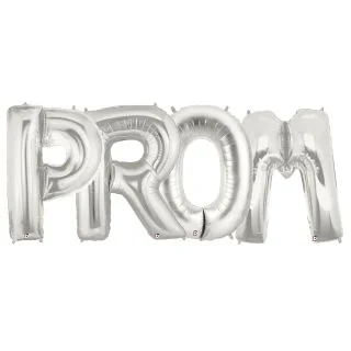 Jumbo Silver Foil Balloons-PROM