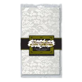 Plastic Lace Plastic Tablecover
