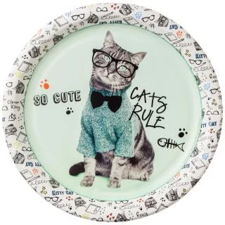 Rachael Hale Cats Rule Dinner Plates (8)