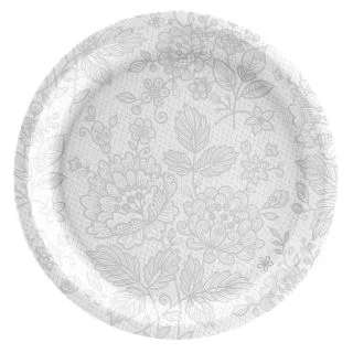 Elegant Lace Dinner Plate (8)