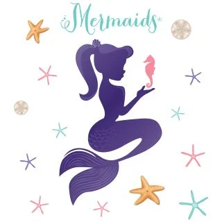 Mermaid Giant Wall Decal