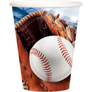 Baseball 9oz Cups (8)