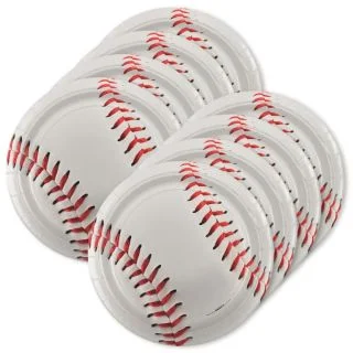 Baseball 7" Dessert Plate (24)