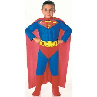 Muscle Chest Superman Costume for Toddler