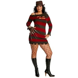 Nightmare On Elm Street Miss Freddy Kruger Plus Costume