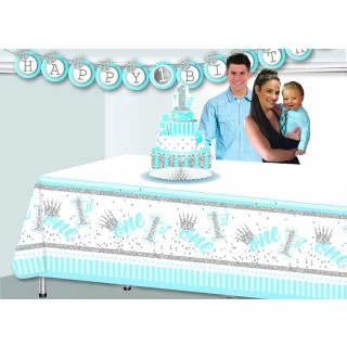 1st Birthday Blue Tablecover (1)