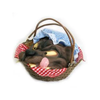 Basket with Wolf's Head