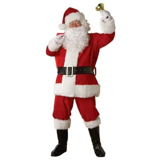 Regal Plush Santa Suit Costume