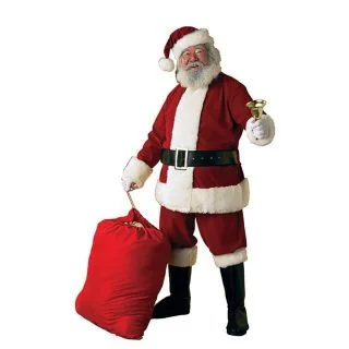 Deluxe Velvet Santa Suit Costume