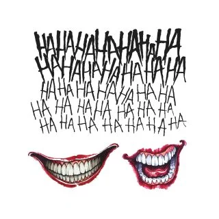 Suicide Squad Joker Tattoo Kit