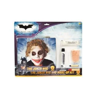Batman Dark Knight - Deluxe Joker Wig / Makeup Accessory Kit (Adult)