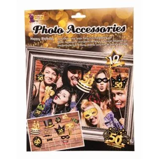 50th Birthday Photo Booth Accessories