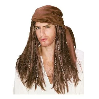 Adult Caribbean Pirate Wig