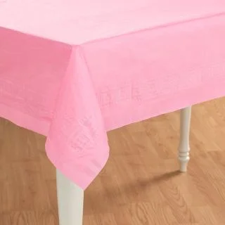 Pretty Pink Paper Tablecover (1)