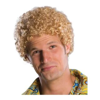 Tight Fro Blonde Wig Adult