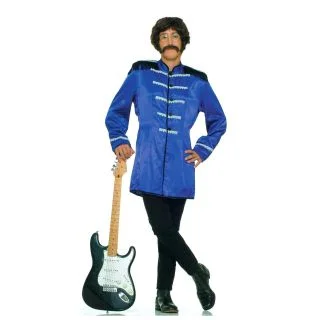 Blue British Explosion Adult Costume