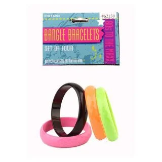 Four Bangle 80s Set