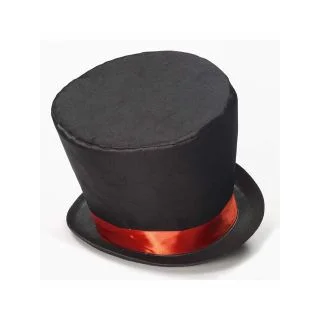 Black Mad Hatter Top Hat