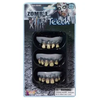 Adult Zombie Teeth Multi-Pack