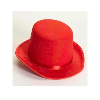 Red Deluxe Top Hat