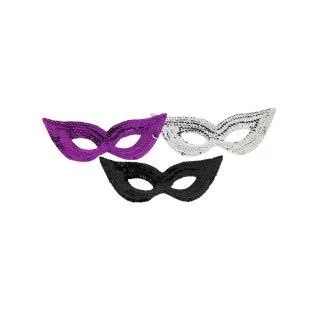 Sequin Eye Mask - Purple