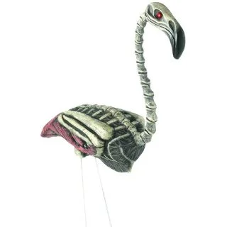 Flamingo Zombie Yard Stake