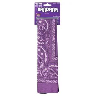Purple Paisley Bandana