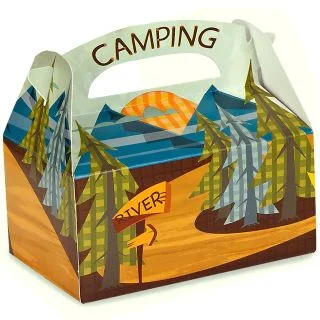 Let's Go Camping Empty Favor Boxes