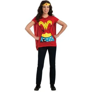 Wonder Woman T-Shirt Adult Costume Kit