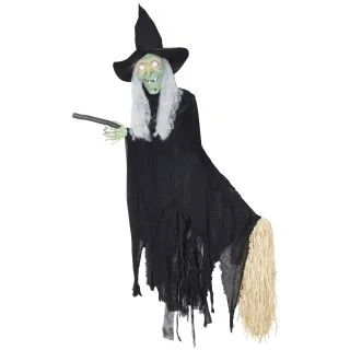 Animated Lifesize Flying Witch