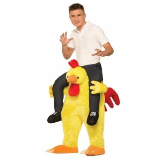 Ride a Chicken Adult Costume