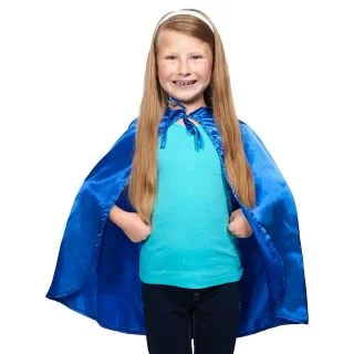 Solid Blue Cape
