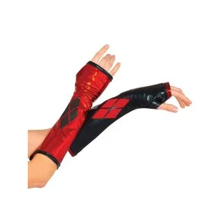Harley Quinn Fingerless Gloves for Women