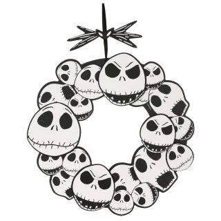 The Nightmare Before Christmas Jack Skellington 17" Wreath