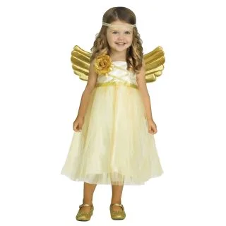 Golden Angel Kids Costume