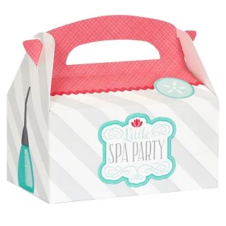 Little Spa Party Empty Favor Boxes (4)